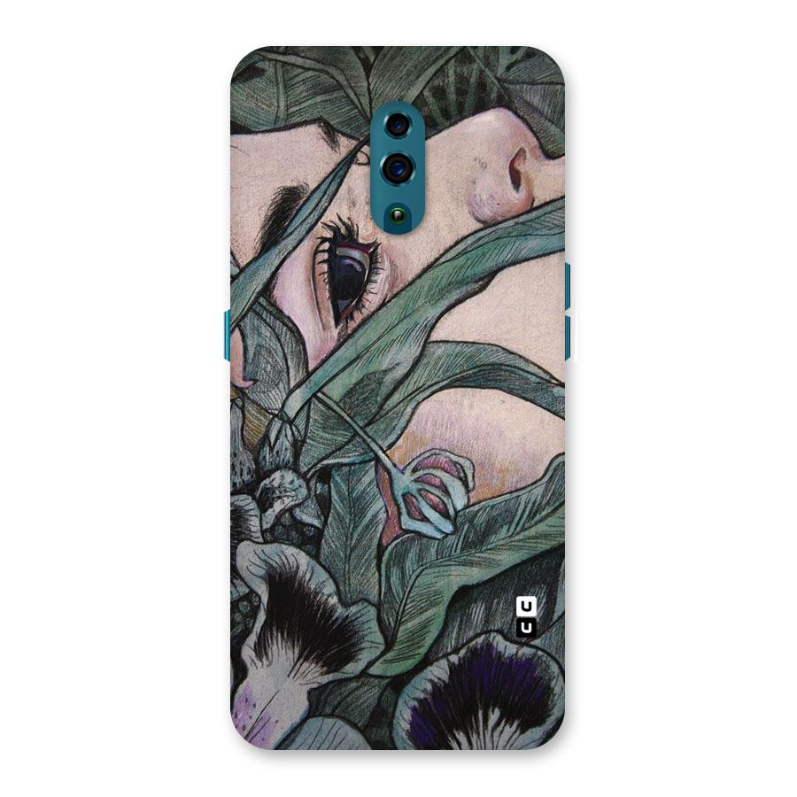 Girl Grass Art Back Case for Oppo Reno