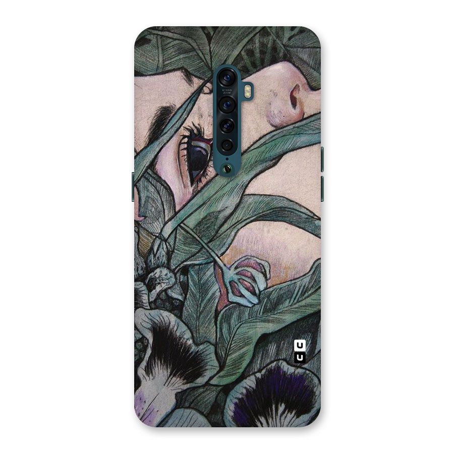 Girl Grass Art Back Case for Oppo Reno2
