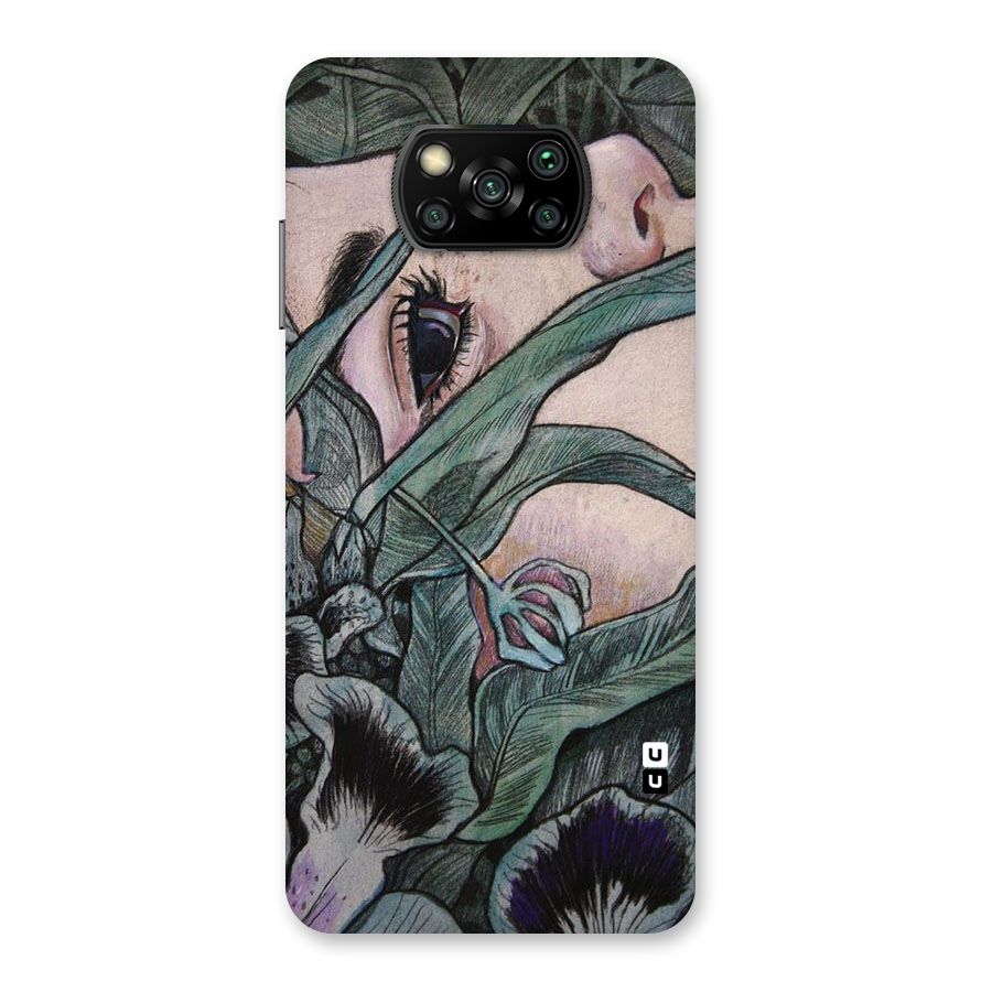 Girl Grass Art Back Case for Poco X3