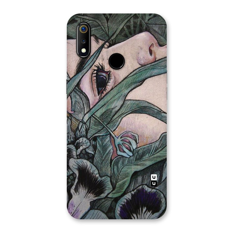Girl Grass Art Back Case for Realme 3
