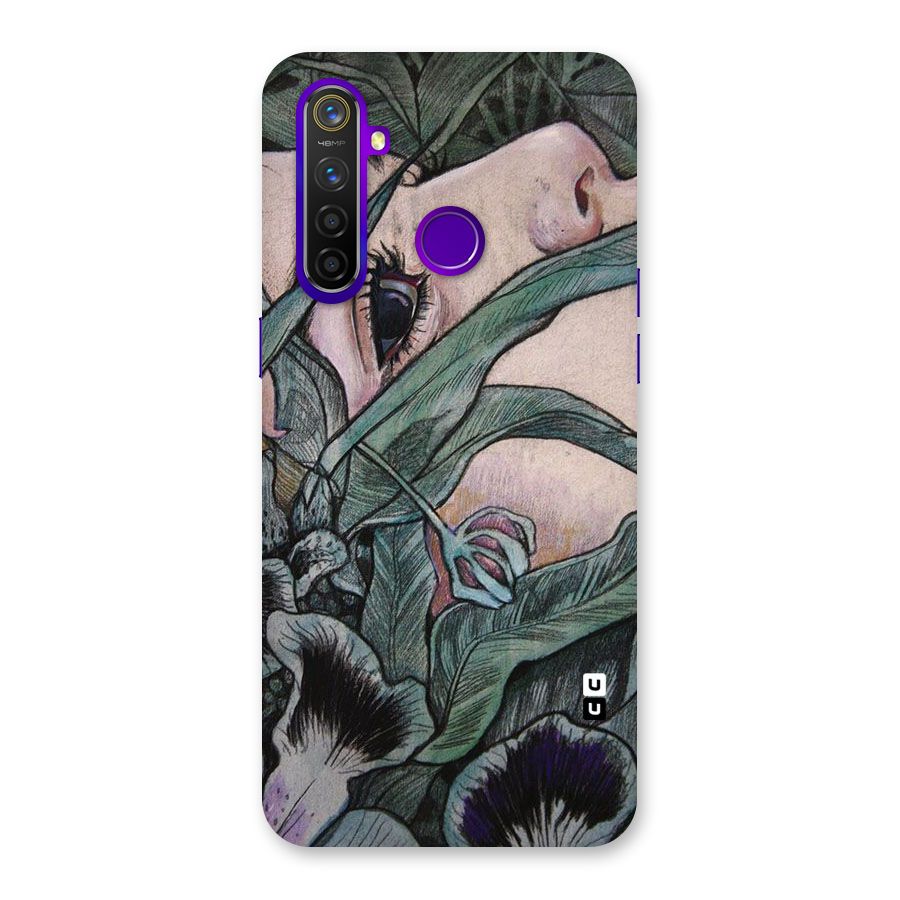 Girl Grass Art Back Case for Realme 5 Pro
