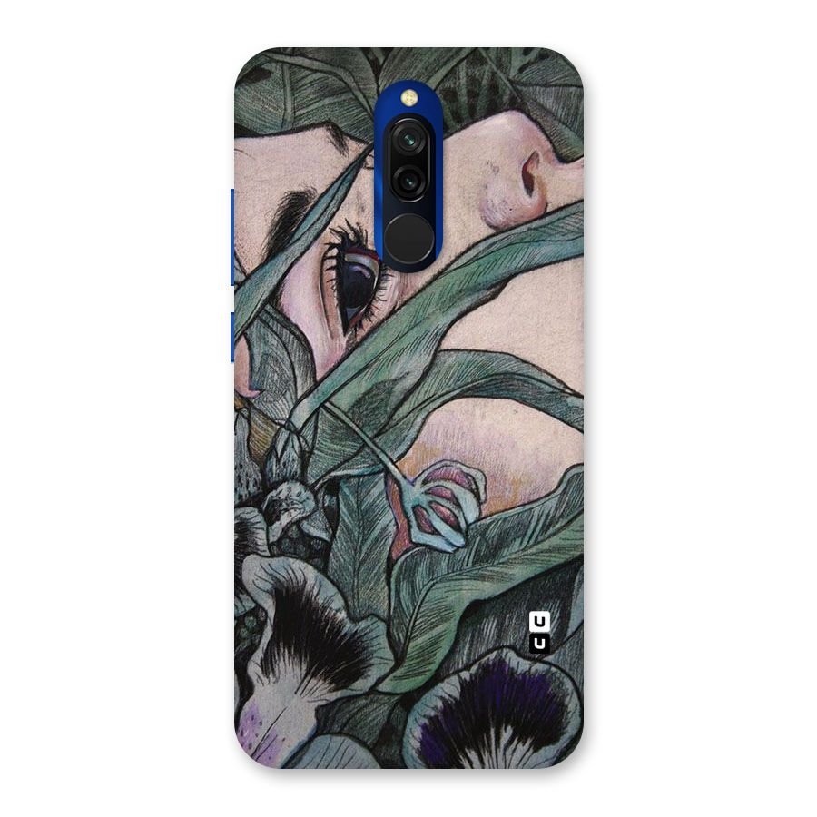 Girl Grass Art Back Case for Redmi 8