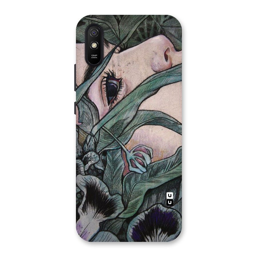 Girl Grass Art Back Case for Redmi 9A