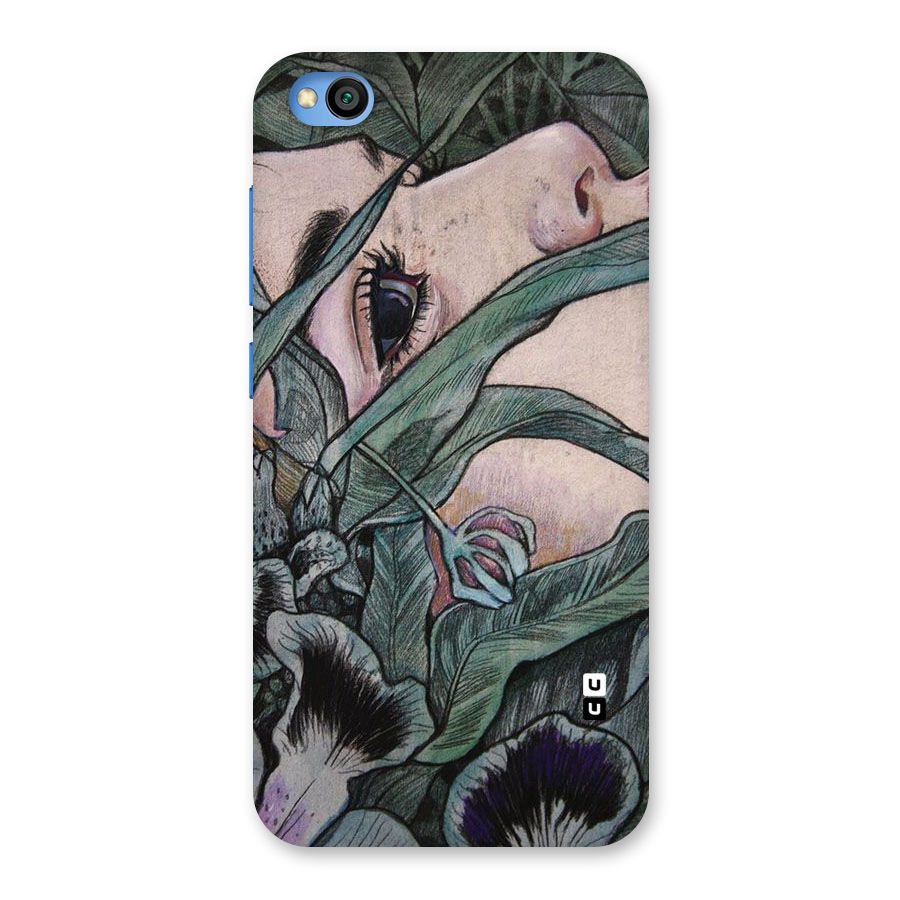 Girl Grass Art Back Case for Redmi Go