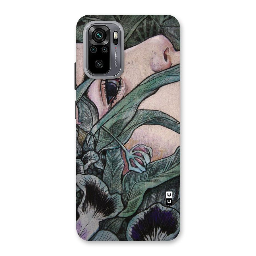 Girl Grass Art Back Case for Redmi Note 10