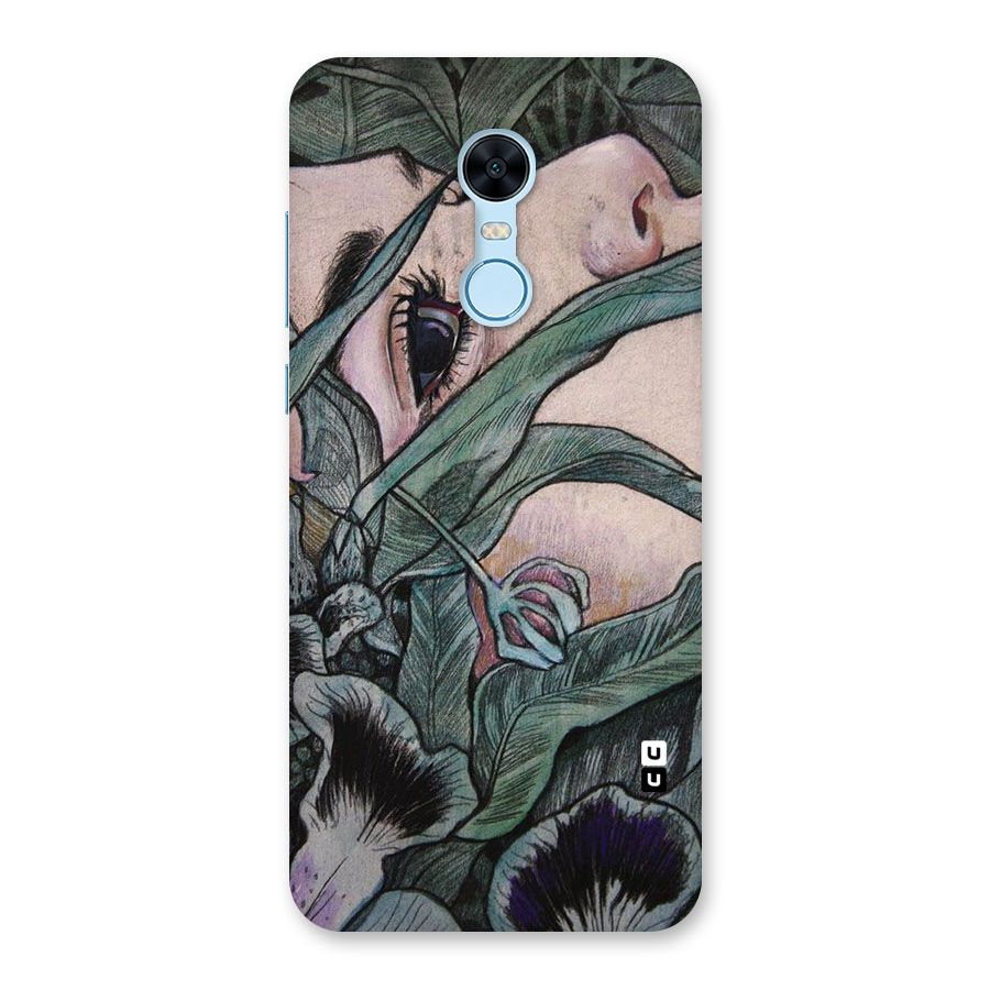 Girl Grass Art Back Case for Redmi Note 5