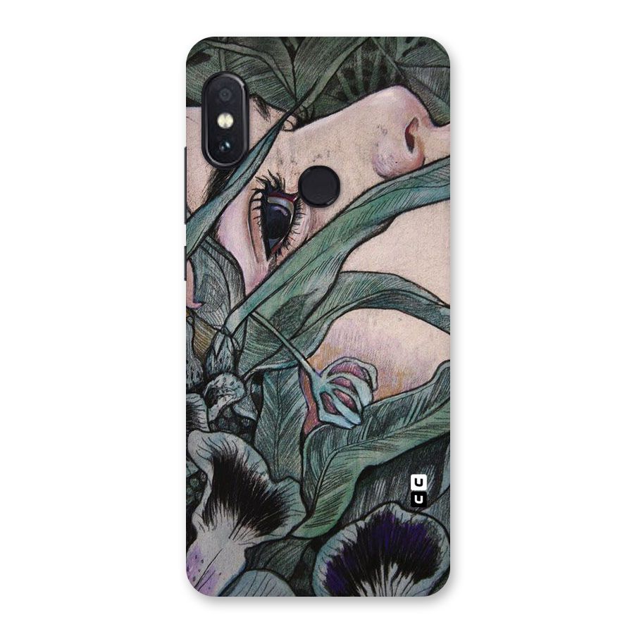 Girl Grass Art Back Case for Redmi Note 5 Pro