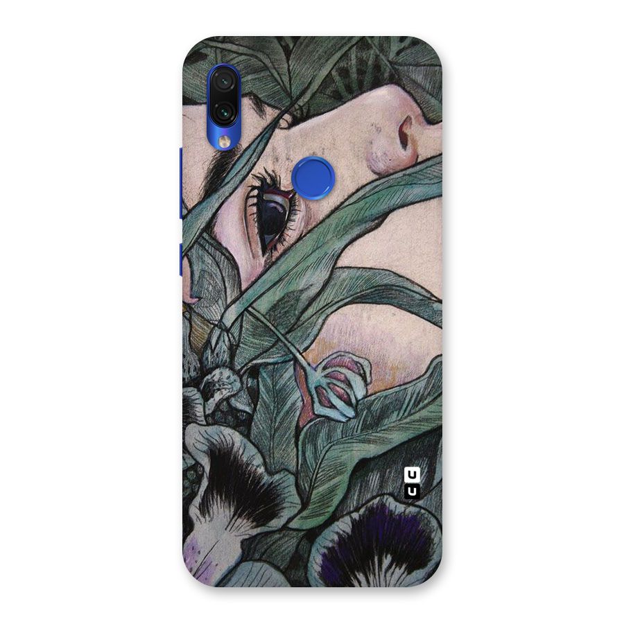 Girl Grass Art Back Case for Redmi Note 7S