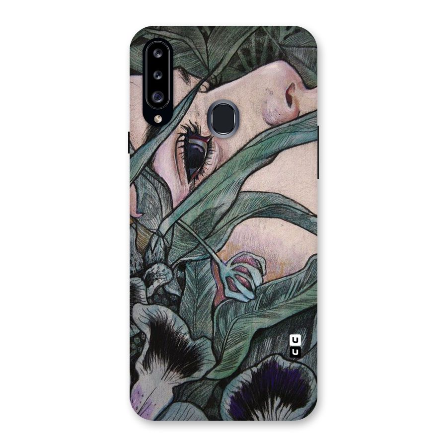 Girl Grass Art Back Case for Samsung Galaxy A20s
