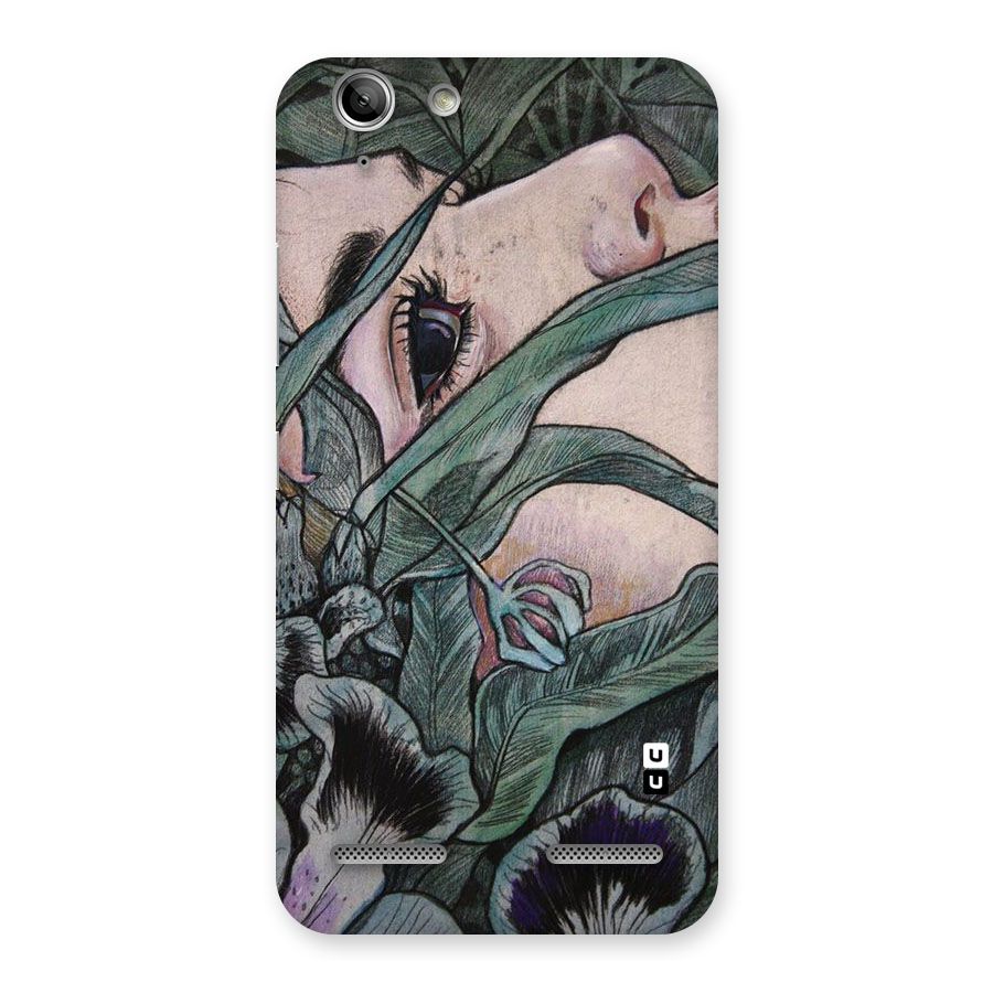 Girl Grass Art Back Case for Vibe K5 Plus