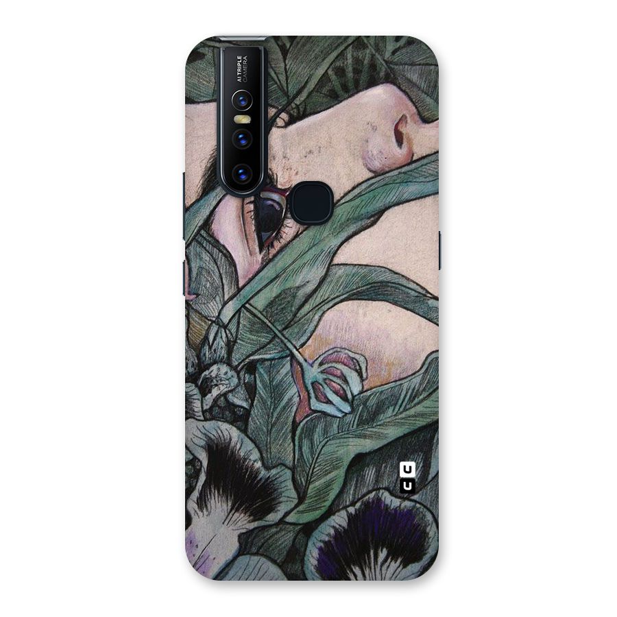 Girl Grass Art Back Case for Vivo V15