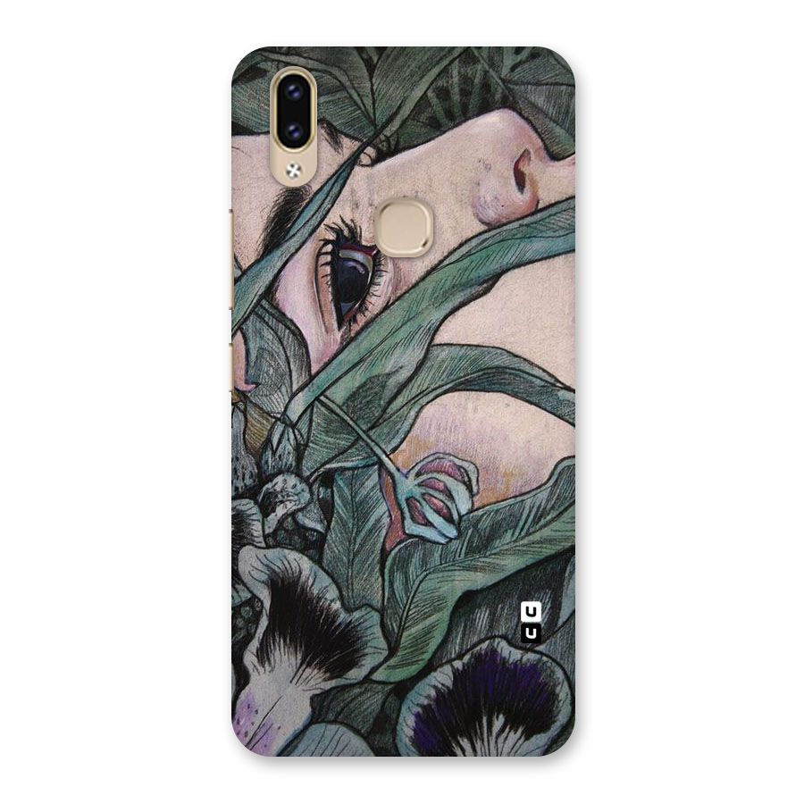 Girl Grass Art Back Case for Vivo V9 Youth