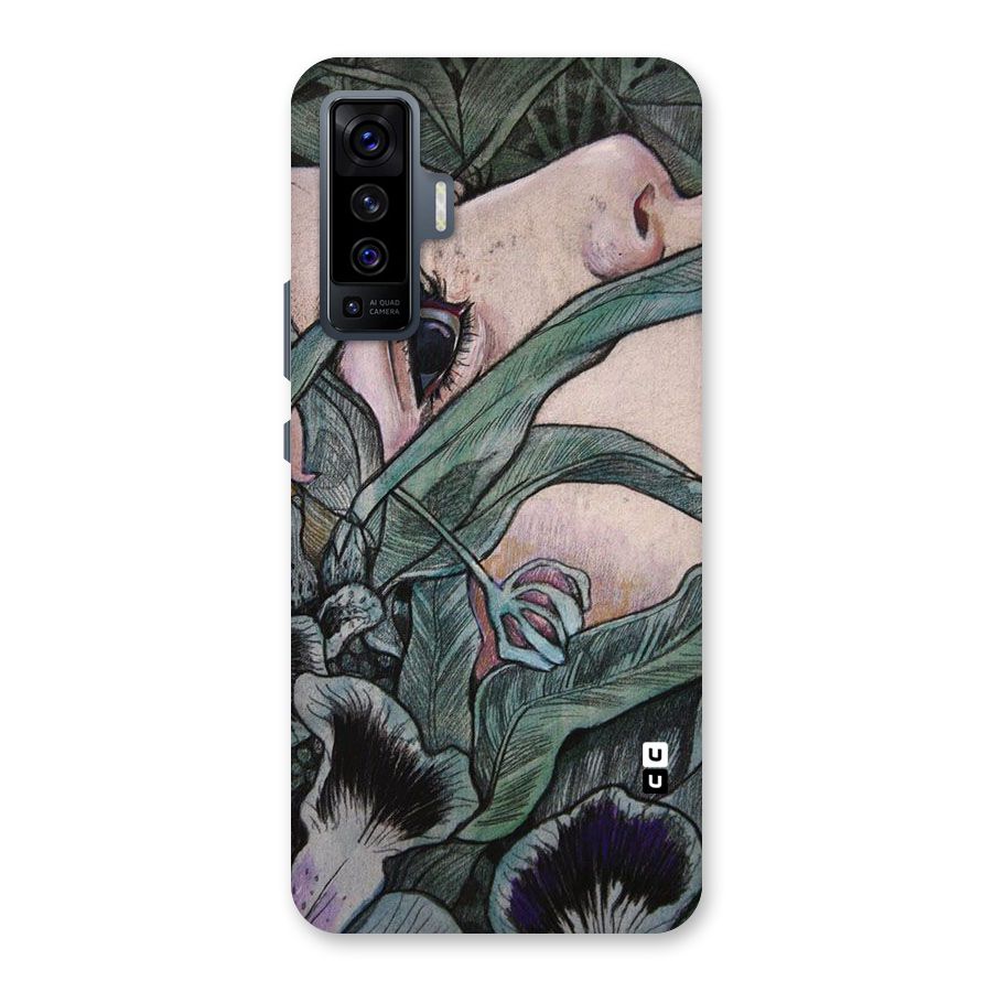 Girl Grass Art Back Case for Vivo X50