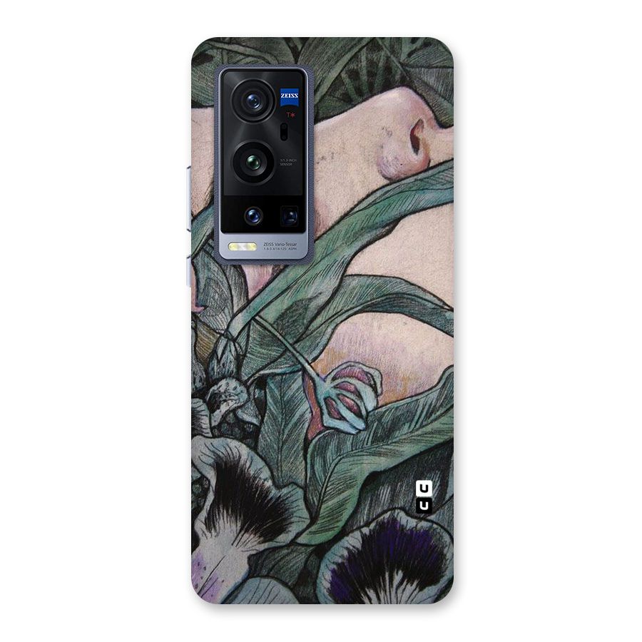 Girl Grass Art Back Case for Vivo X60 Pro Plus