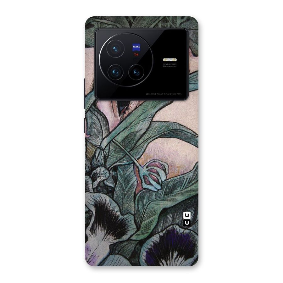Girl Grass Art Back Case for Vivo X80