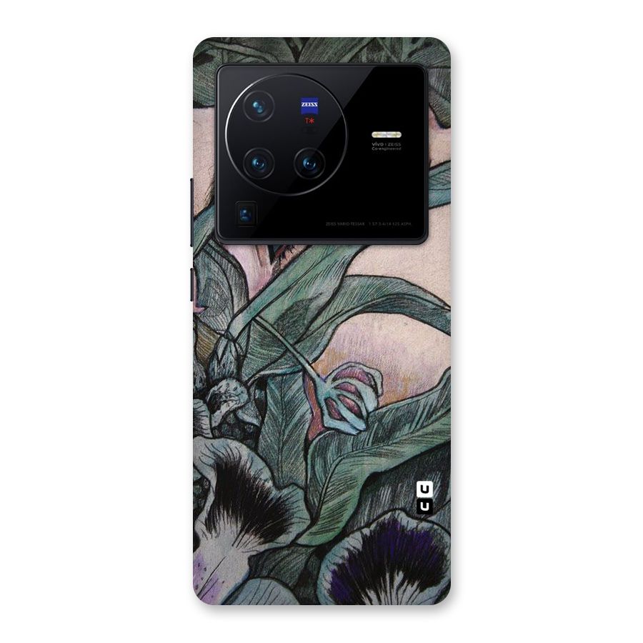 Girl Grass Art Back Case for Vivo X80 Pro