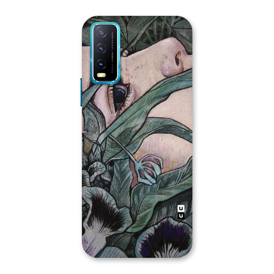 Girl Grass Art Back Case for Vivo Y20A