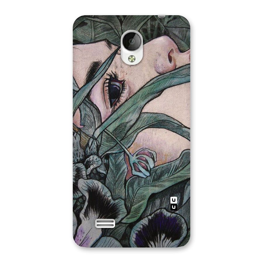 Girl Grass Art Back Case for Vivo Y21