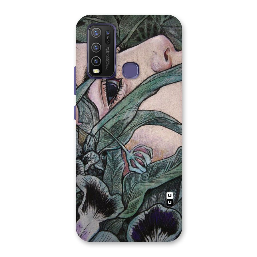 Girl Grass Art Back Case for Vivo Y50