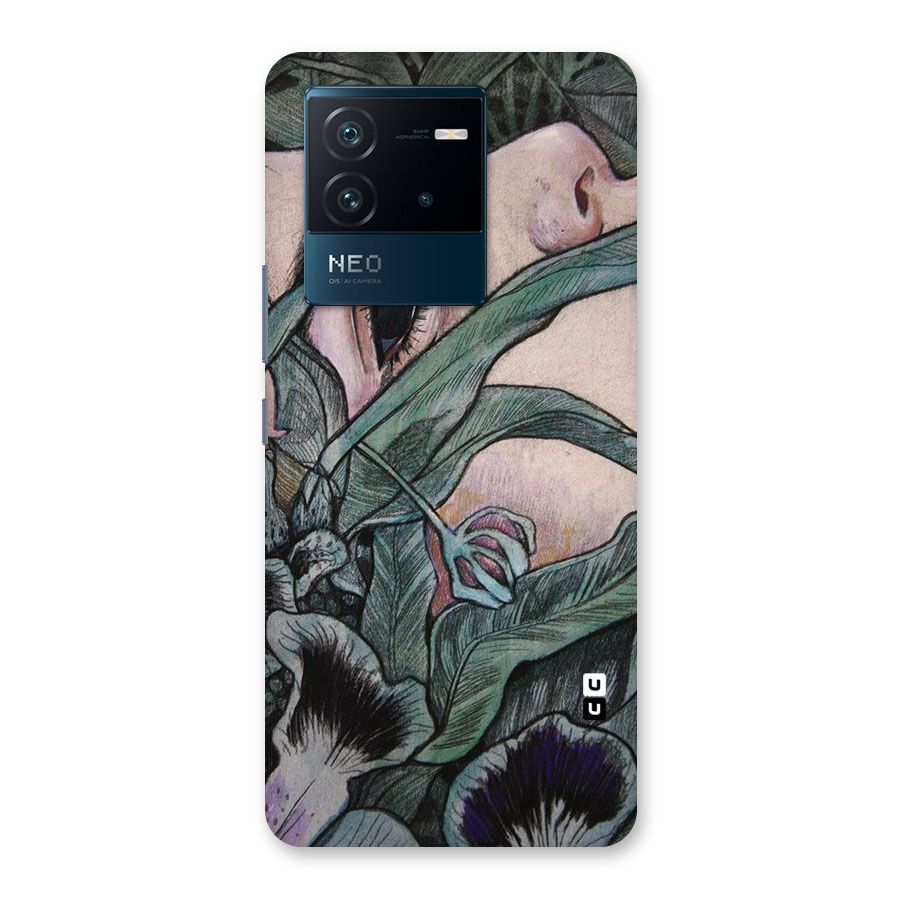 Girl Grass Art Back Case for Vivo iQOO Neo 6 5G