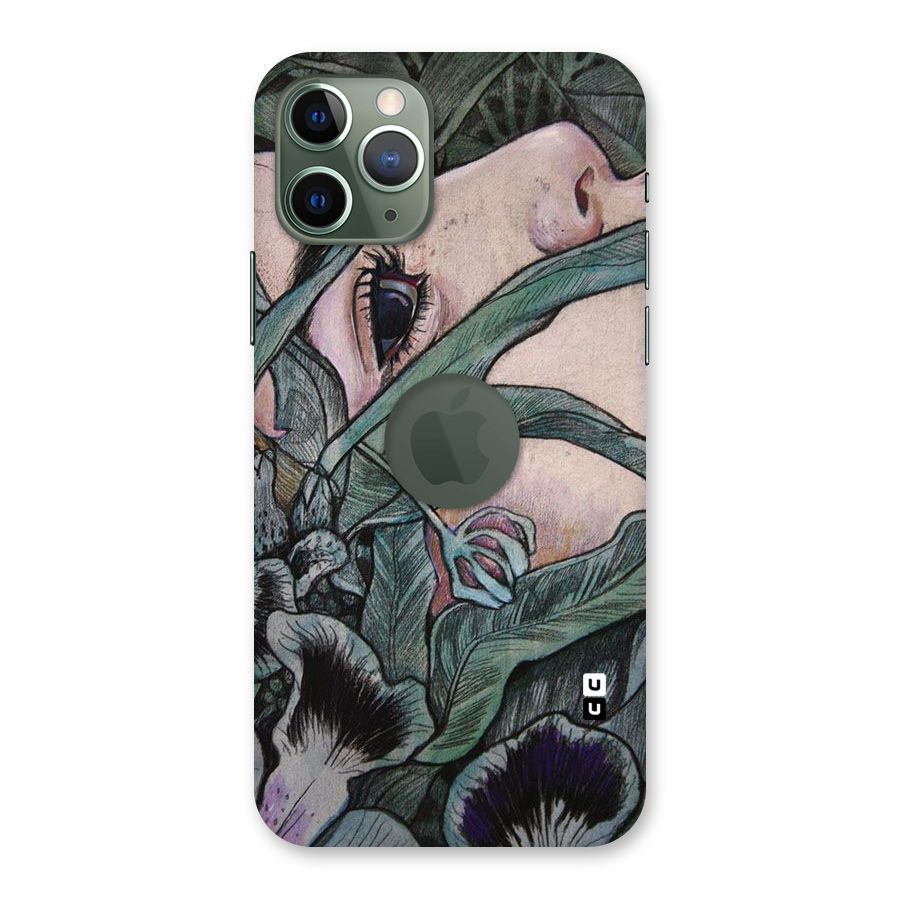 Girl Grass Art Back Case for iPhone 11 Pro Logo  Cut