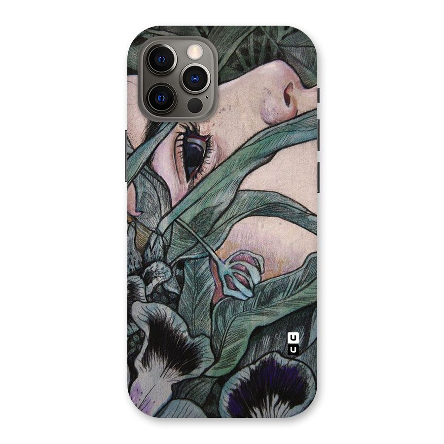Girl Grass Art Back Case for iPhone 12 Pro