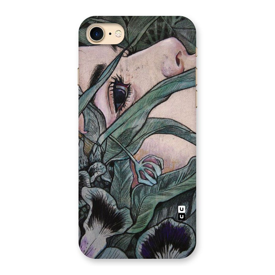 Girl Grass Art Back Case for iPhone 7