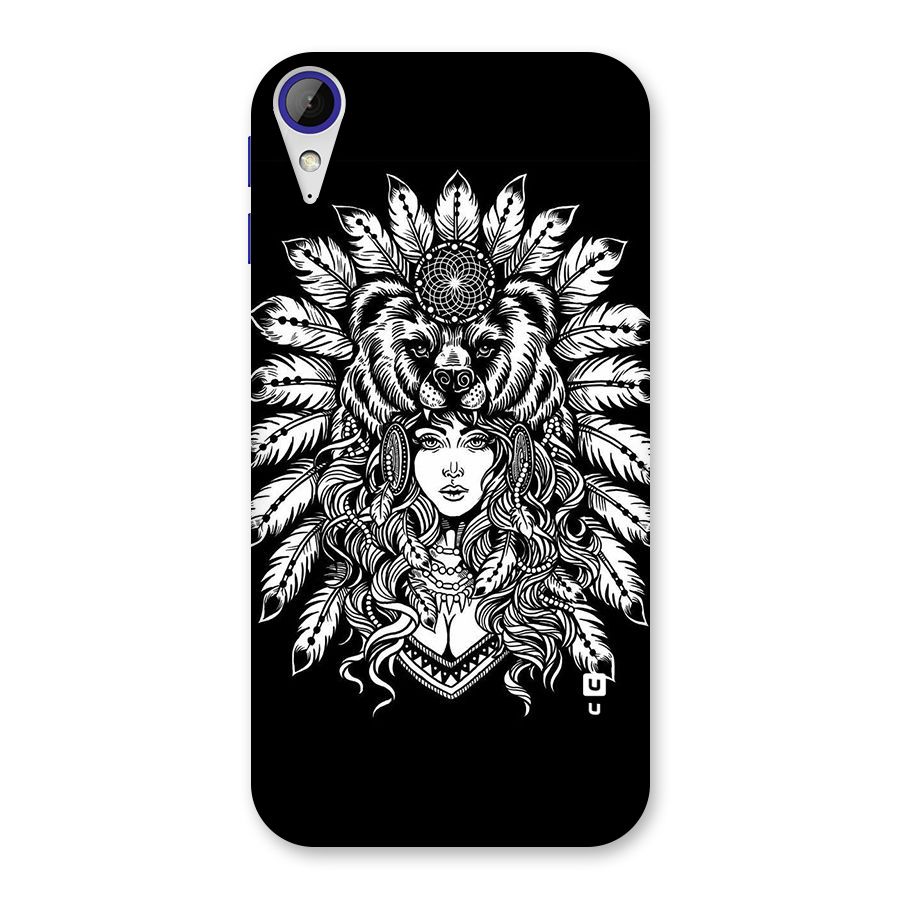 Girl Pattern Art Back Case for Desire 830