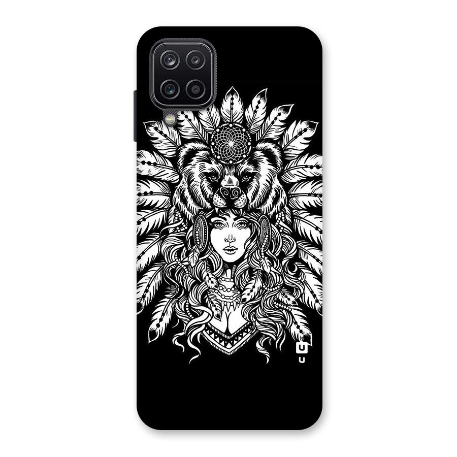 Girl Pattern Art Back Case for Galaxy A12