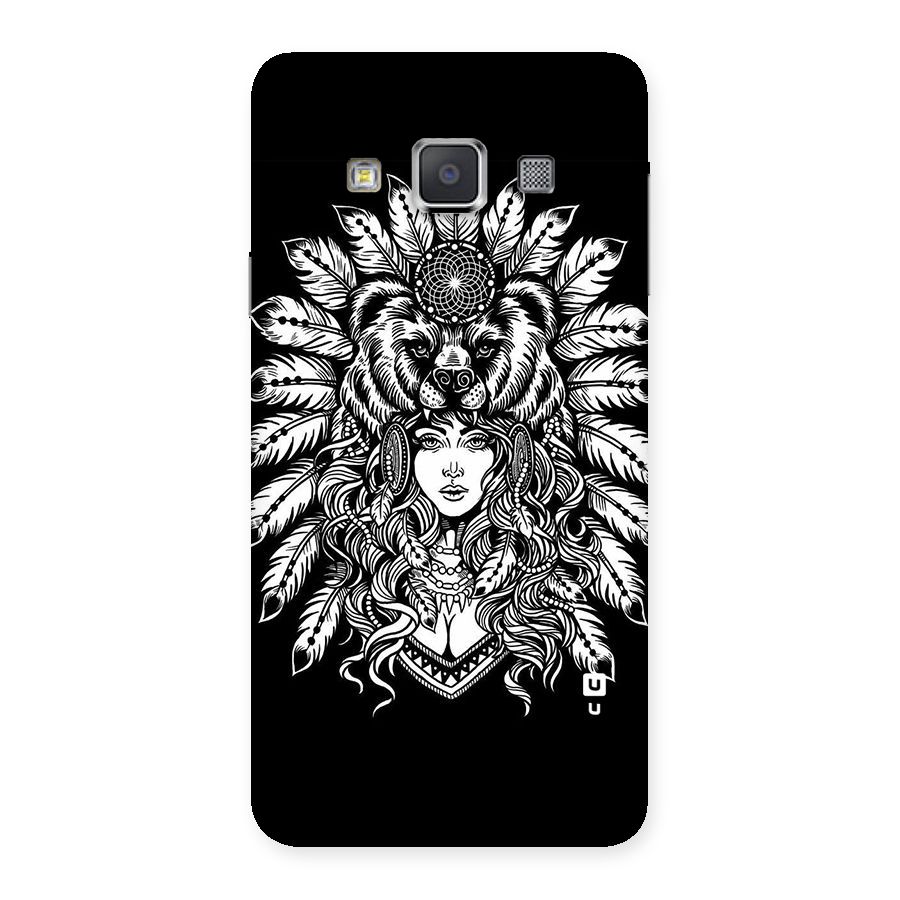 Girl Pattern Art Back Case for Galaxy A3