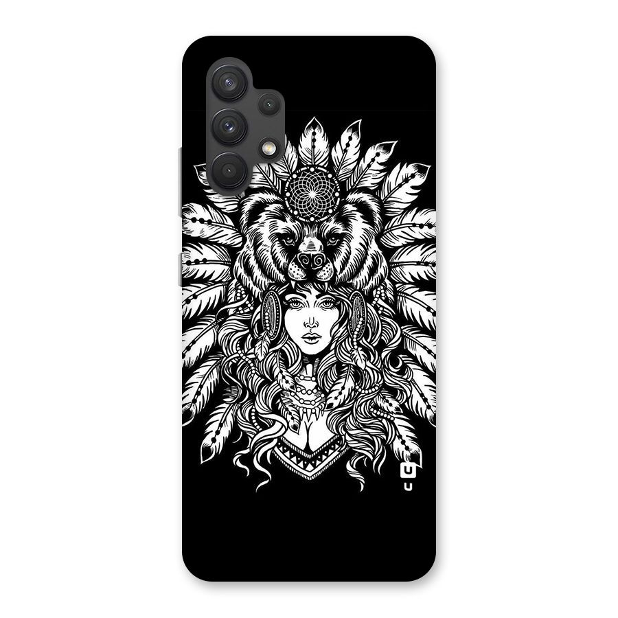 Girl Pattern Art Back Case for Galaxy A32