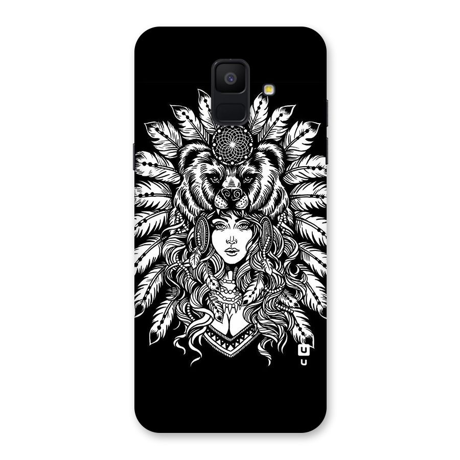 Girl Pattern Art Back Case for Galaxy A6 (2018)