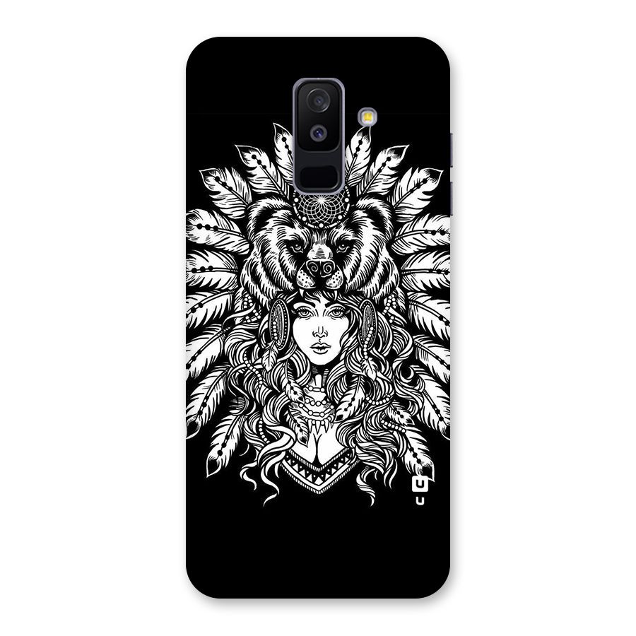 Girl Pattern Art Back Case for Galaxy A6 Plus