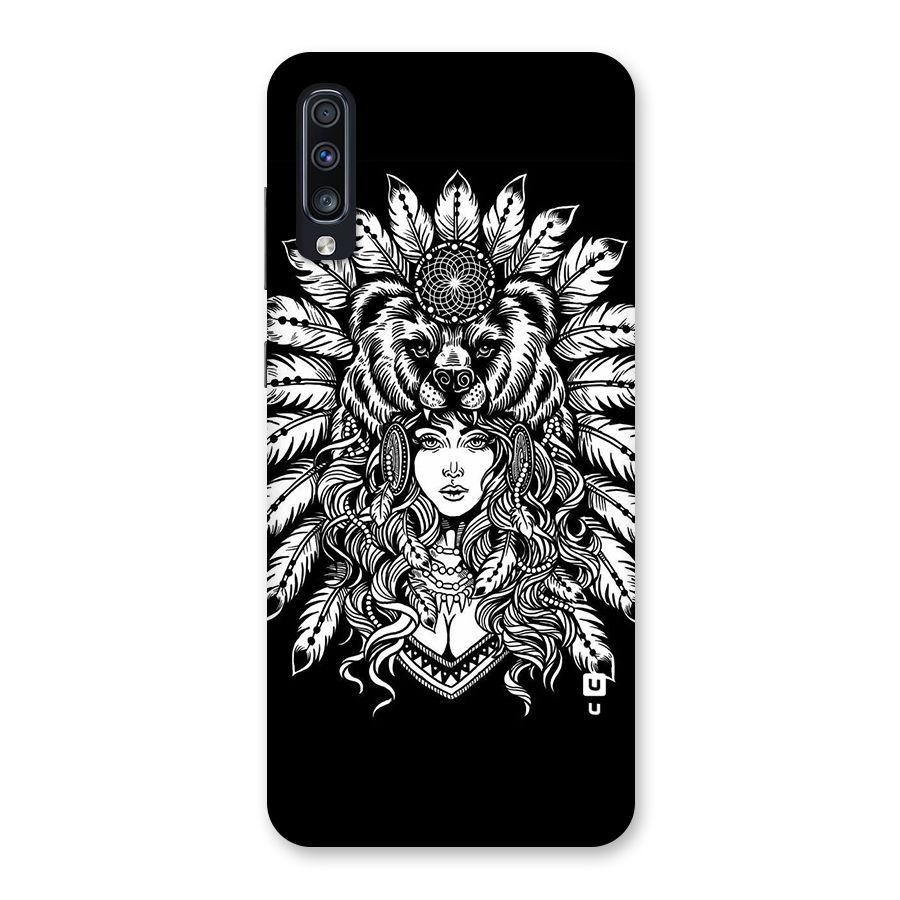 Girl Pattern Art Back Case for Galaxy A70