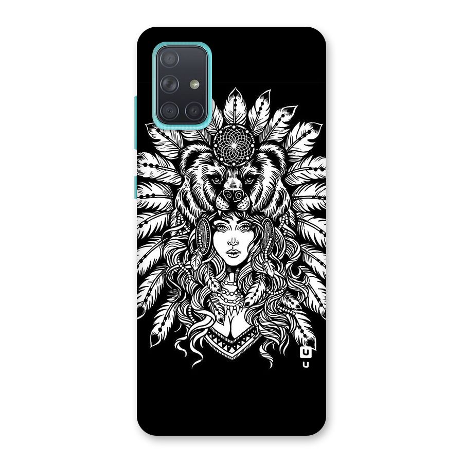 Girl Pattern Art Back Case for Galaxy A71