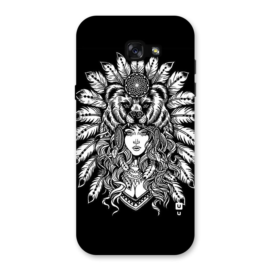 Girl Pattern Art Back Case for Galaxy A7 (2017)