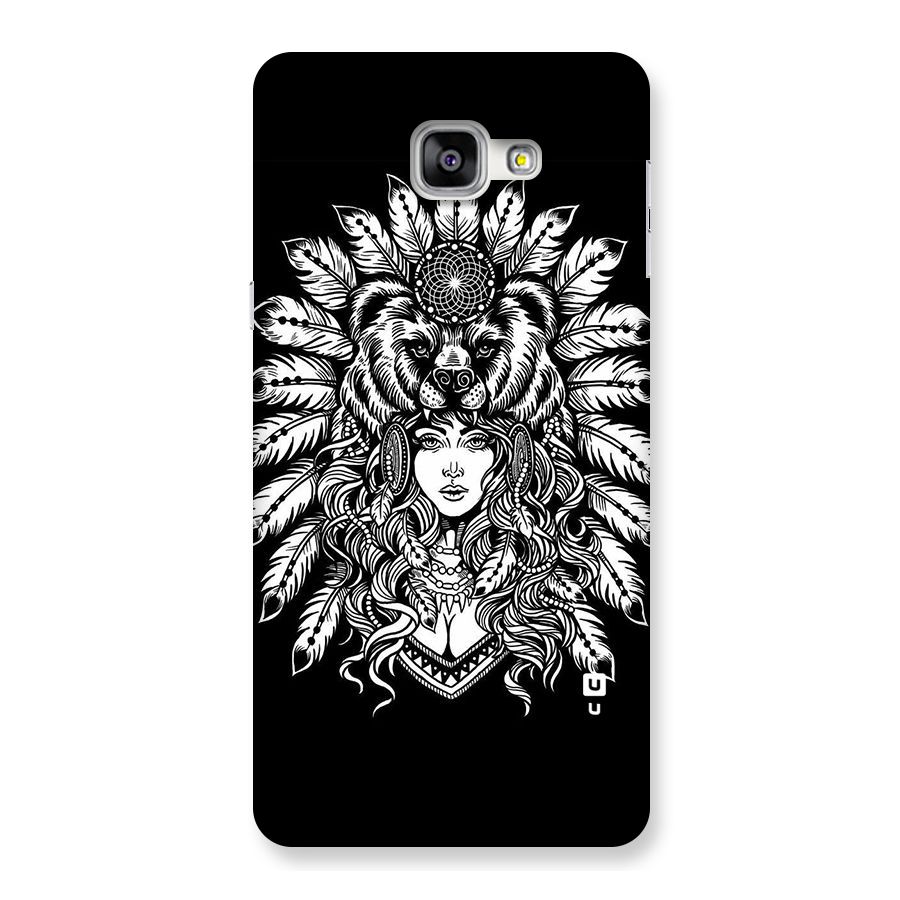 Girl Pattern Art Back Case for Galaxy A9