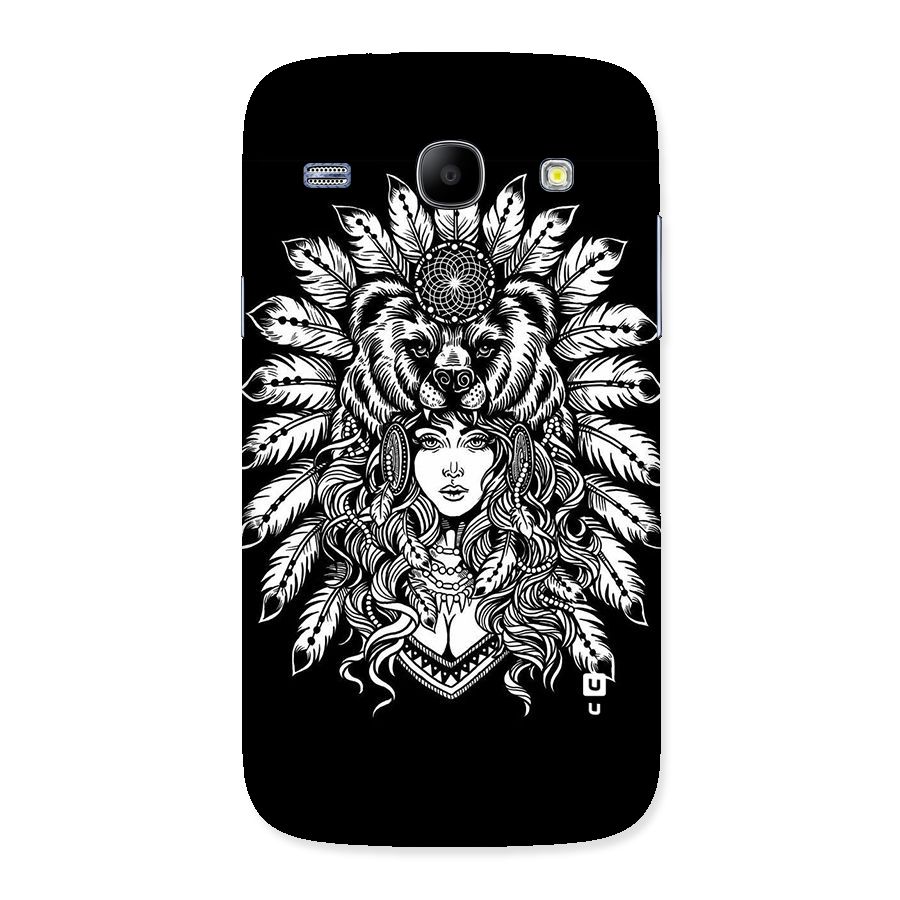 Girl Pattern Art Back Case for Galaxy Core