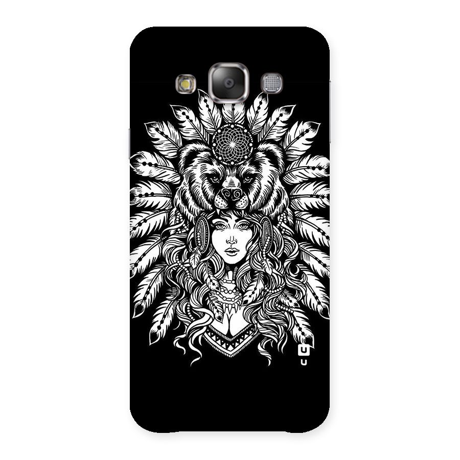 Girl Pattern Art Back Case for Galaxy E7