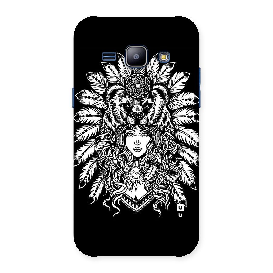 Girl Pattern Art Back Case for Galaxy J1