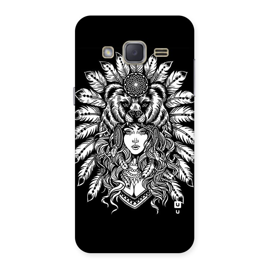 Girl Pattern Art Back Case for Galaxy J2