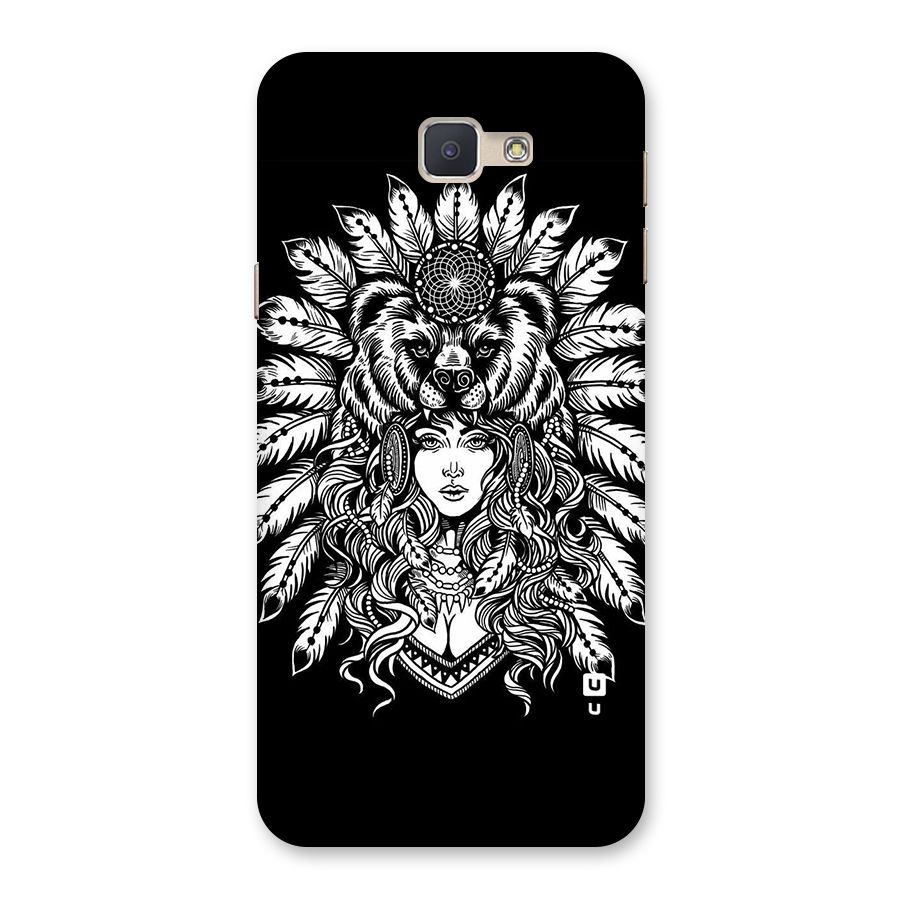 Girl Pattern Art Back Case for Galaxy J5 Prime