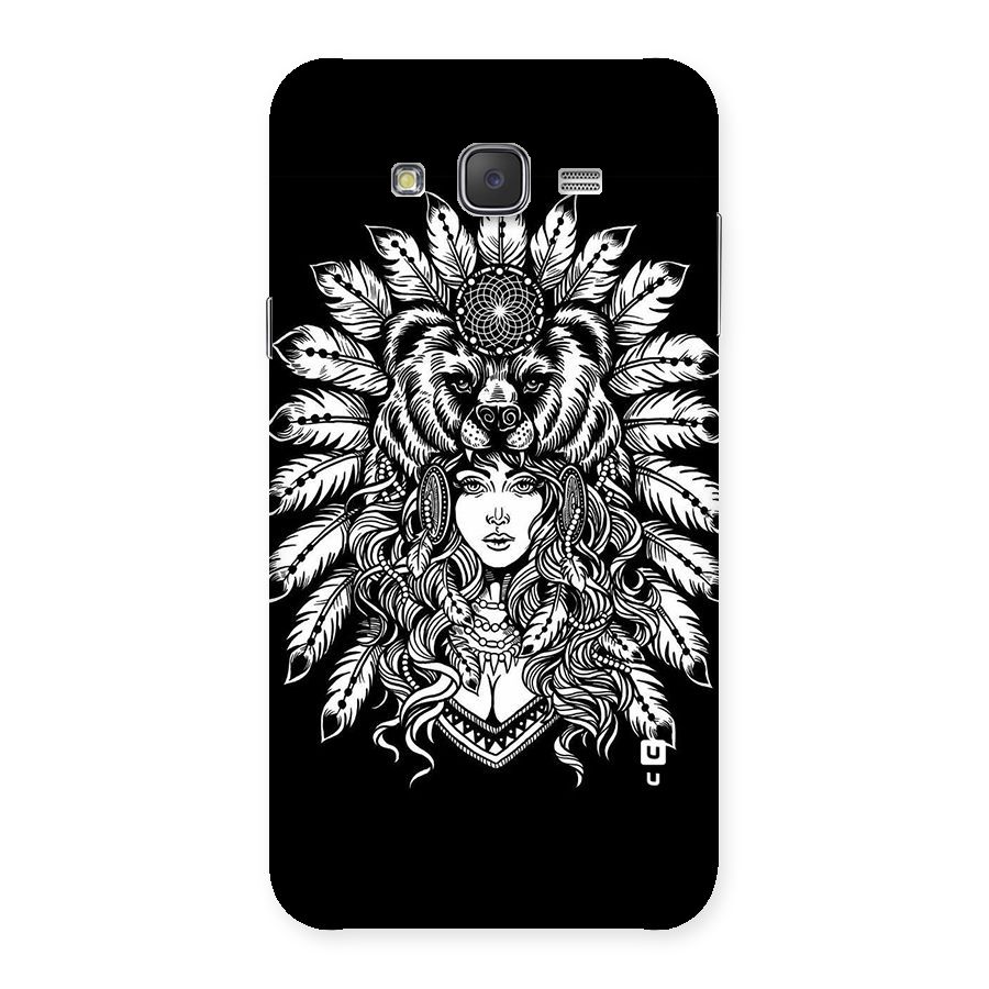 Girl Pattern Art Back Case for Galaxy J7