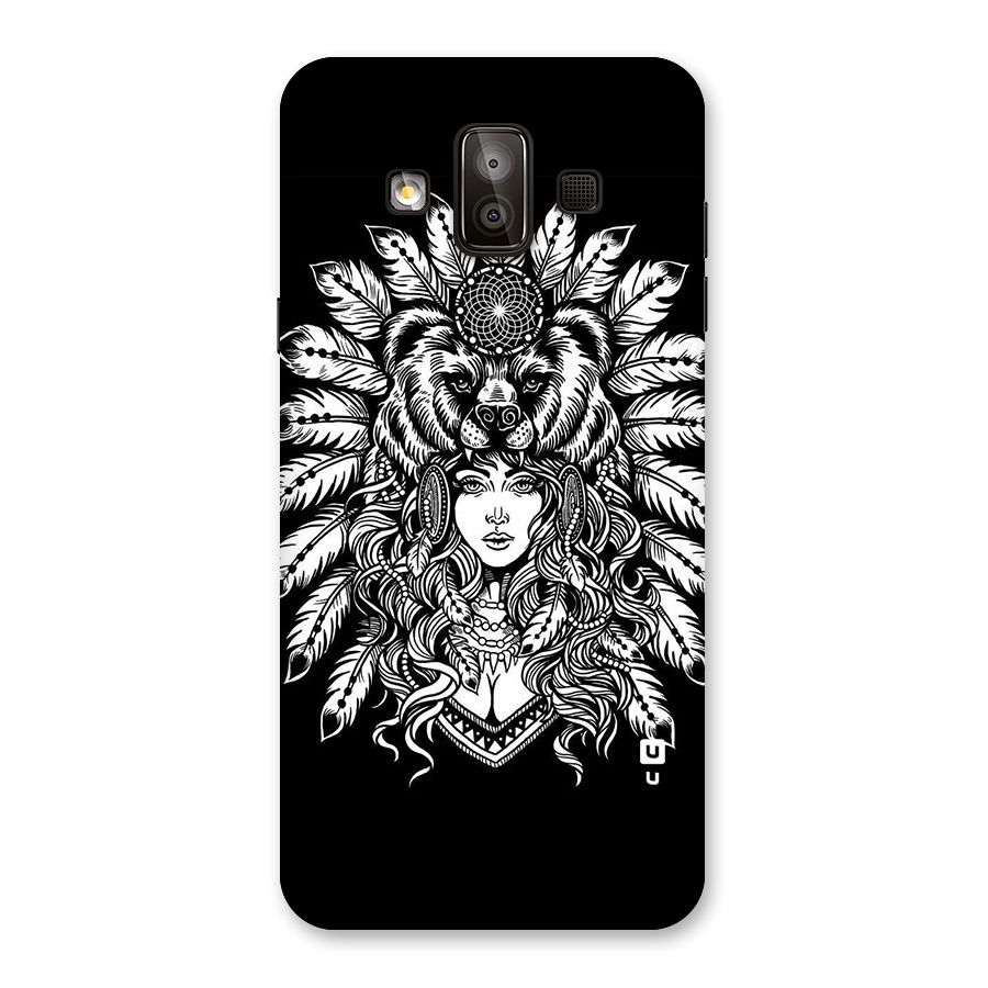 Girl Pattern Art Back Case for Galaxy J7 Duo