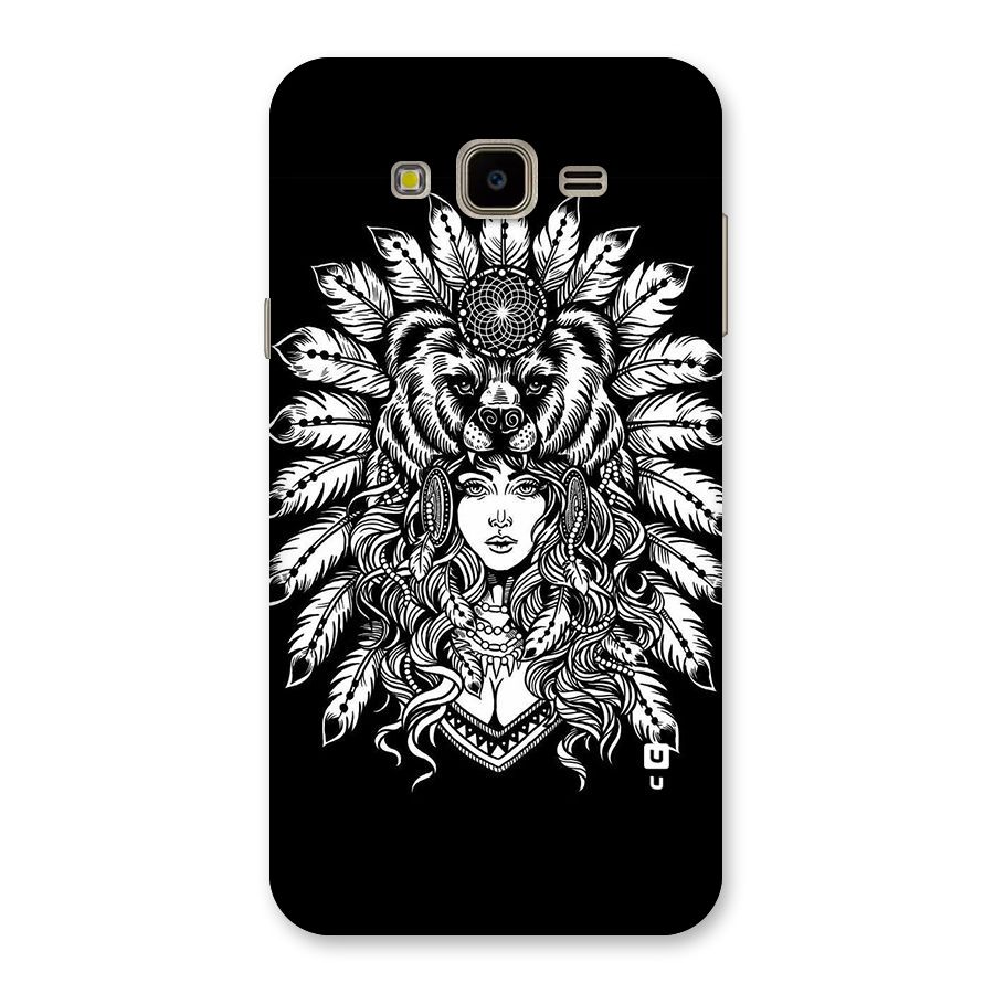 Girl Pattern Art Back Case for Galaxy J7 Nxt