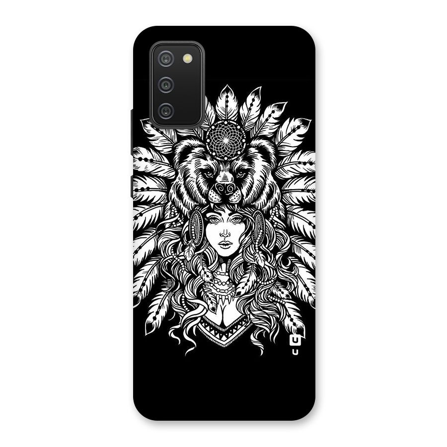 Girl Pattern Art Back Case for Galaxy M02s