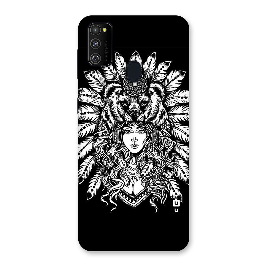 Girl Pattern Art Back Case for Galaxy M21