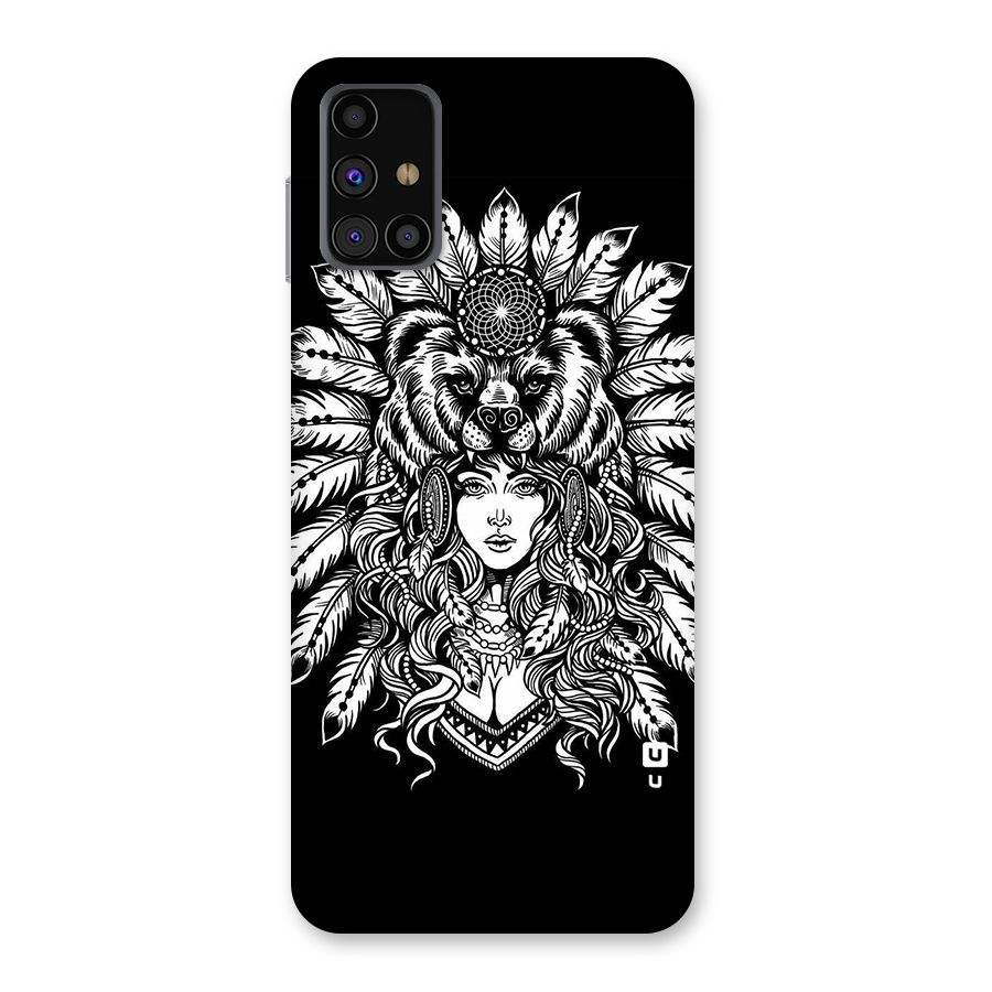 Girl Pattern Art Back Case for Galaxy M31s
