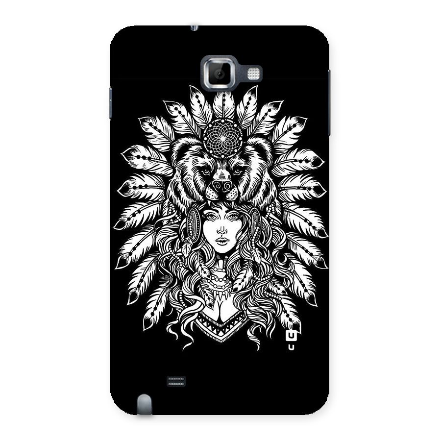Girl Pattern Art Back Case for Galaxy Note