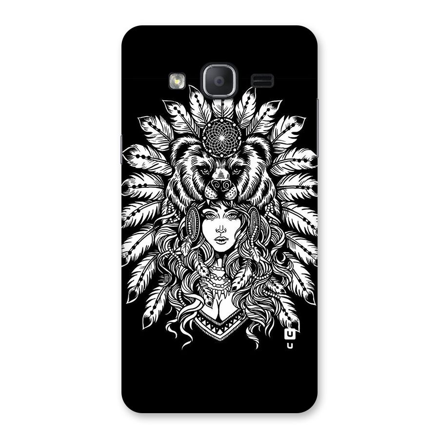 Girl Pattern Art Back Case for Galaxy On7 2015